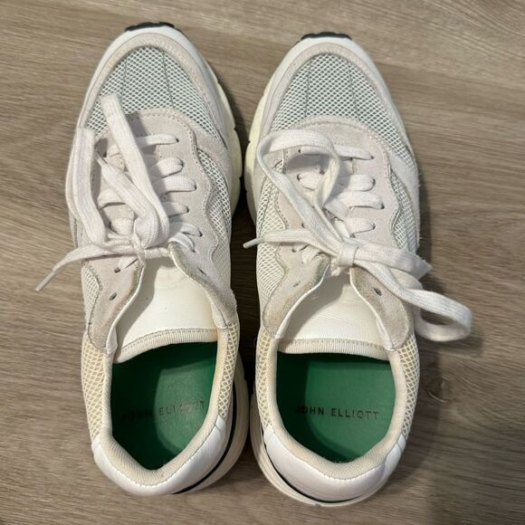 Women's John Elliott Vibram Collaboration White Edition One Runner Shoes - Picture 5 of 13